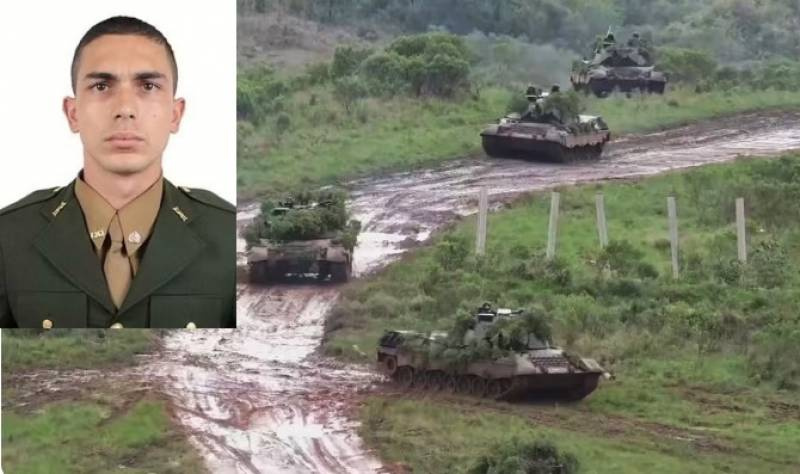 Sargento do Exército morre durante treinamento com tanque em Santa Maria, no RS