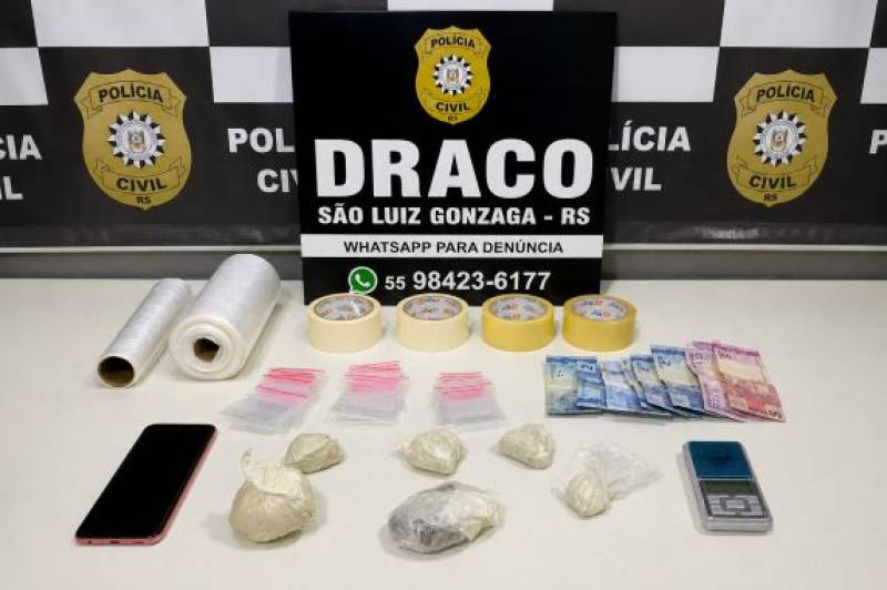 Homem em prisão domiciliar é preso por tráfico de drogas em São Luiz Gonzaga