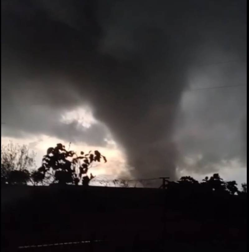 MetSul confirma tornado em Senador Salgado Filho após rastro de destruição e casas destelhadas