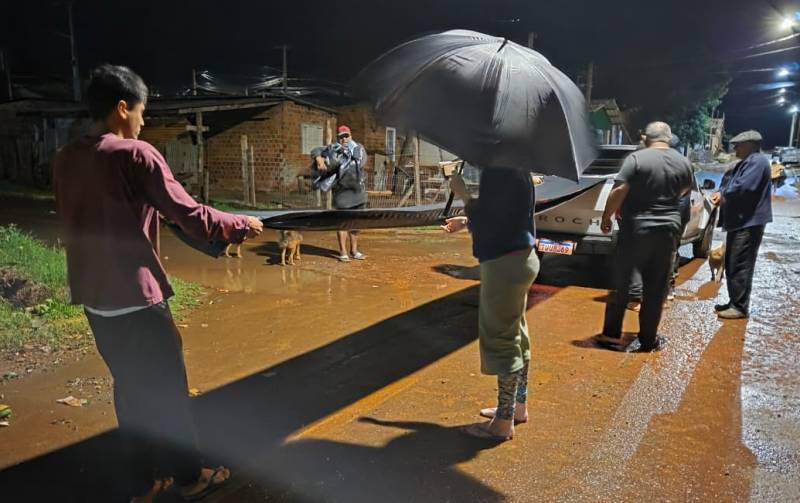 Temporal de granizo deixa cerca de 100 famílias atingidas e provoca prejuízos em Ijuí
