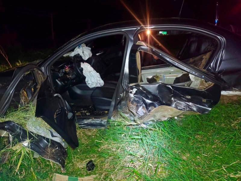 Colisão na BR-285 deixa passageira ferida em São Luiz Gonzaga