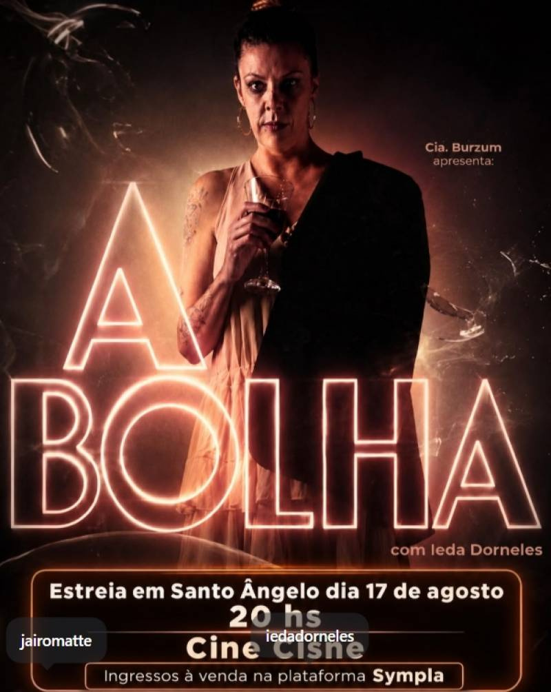 “A Bolha” estreia em Santo Ângelo com reflexão sobre a violência doméstica