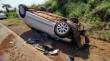 Jetta capota na RS-342, em Três de Maio