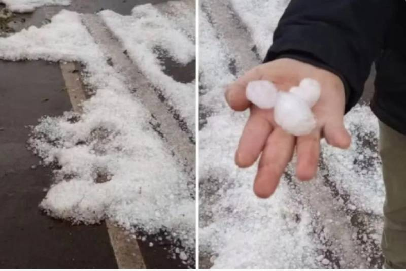 Granizo destelha mais de 1,5 mil casas no RS; Três Palmeiras no Norte do estado tem 60% da área atingida