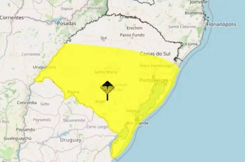 Chuva volta em partes do estado com temporais e frio retorna no fim de semana