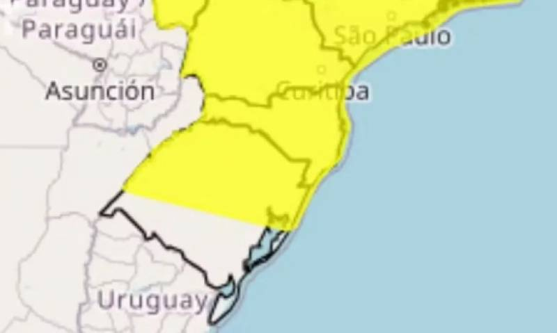 Temporais, granizo e ventos de mais de 70 km/h: virada no tempo atinge o RS nos próximos dias