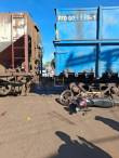 Acidente envolve trem e motociclista em Ijui na manhã deste domingo,13