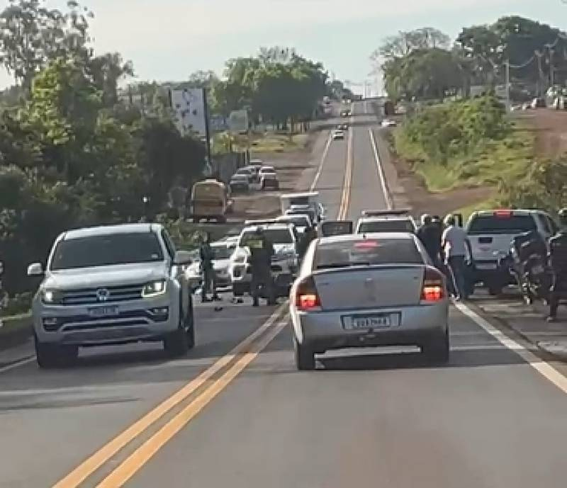 Policial Rodoviário é atropelado durante abordagem na ERS-344, em Santo Ângelo
