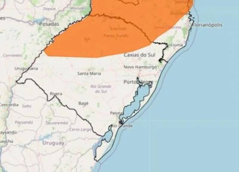 Avanço da chuva traz quatro alertas do Inmet para o RS neste fim de semana; veja regiões