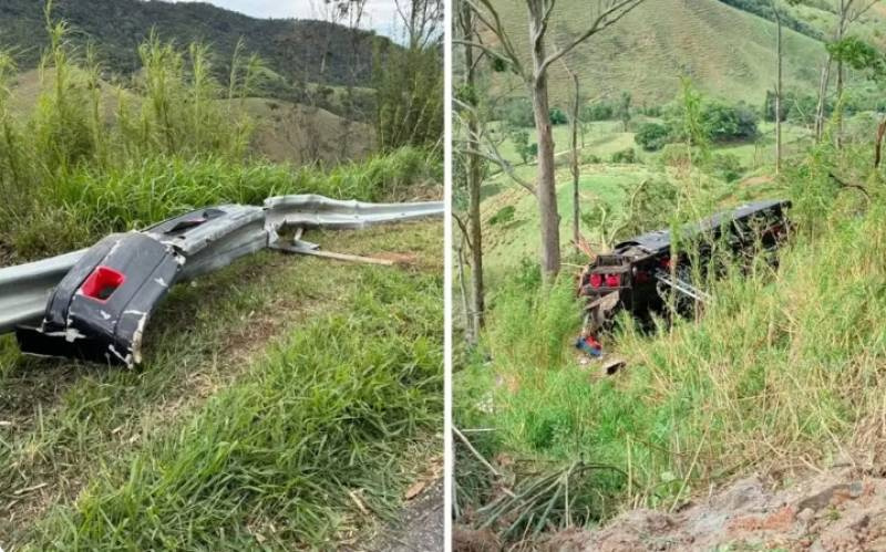 Ônibus cai em ribanceira deixando seis mortos em Cruzeiro SP