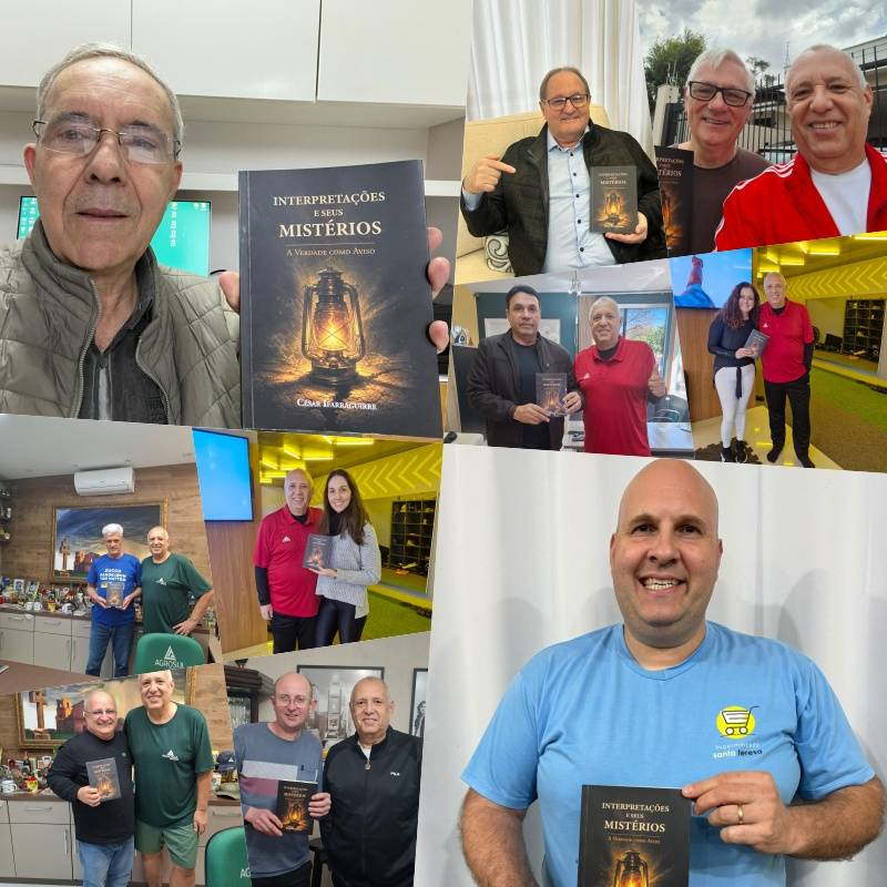 Santo-angelense César Ifarraguirre lança seu primeiro livro “Interpretações e seus Mistérios”