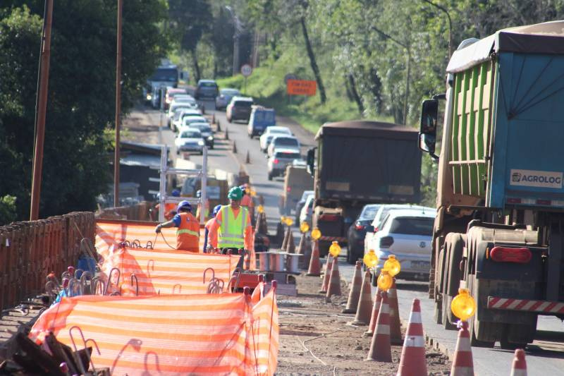 Tráfego de veículos pesados na ponte sobre o Rio Ijuí será liberado amanhã
