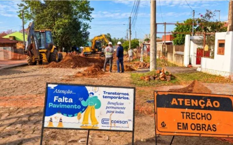 Avenida Getúlio Vargas terá bloqueio para obras de saneamento em Santo Ângelo