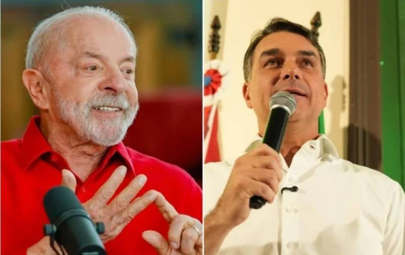 Lula e Flávio Bolsonaro se enfrentam em seu primeiro debate a uma semana do 2º turno