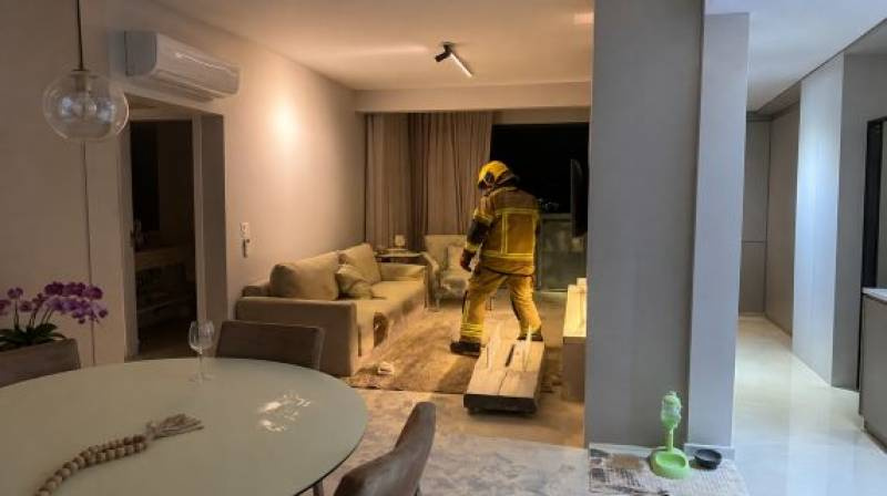 Mulher sofre queimaduras após explosão em lareira ecológica em Santa Rosa