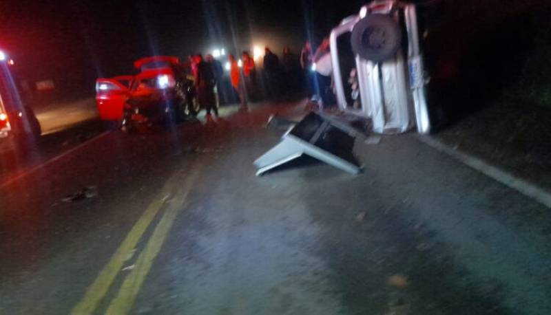 Acidente deixa motorista gravemente ferida na BR 285