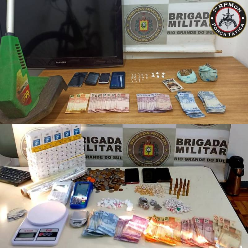 Força Tática efetua Duas prisões por Tráfico de drogas no dia de ontem