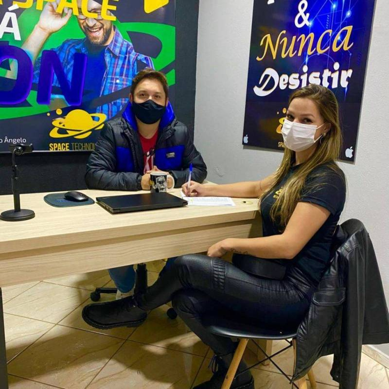 Space a partir de hoje , conta com a nova Embaixadora , Ariadine 