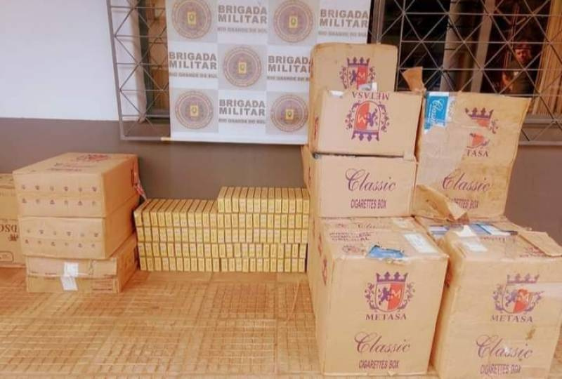 Após fugir de abordagem em Santa Rosa, homem é preso por contrabando de cigarros em Giruá