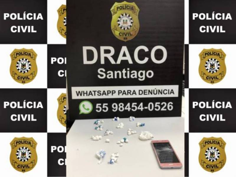 Adolescente detida com Cocaína em Santiago