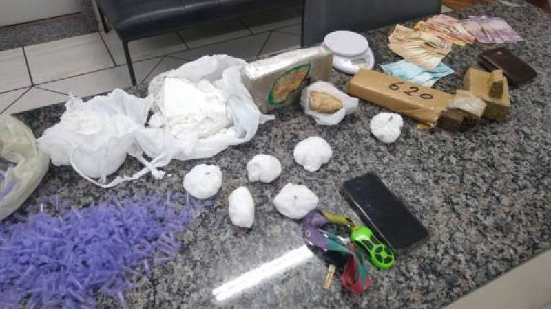 Brigada militar prende acusado de tráfico e grande quantidade de drogas em Catuípe