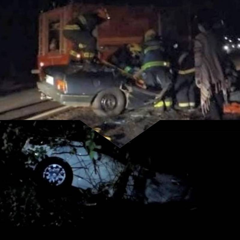 Grave acidente na BR 285 deixa quatro pessoas feridas na noite de sexta(27) em Panambi