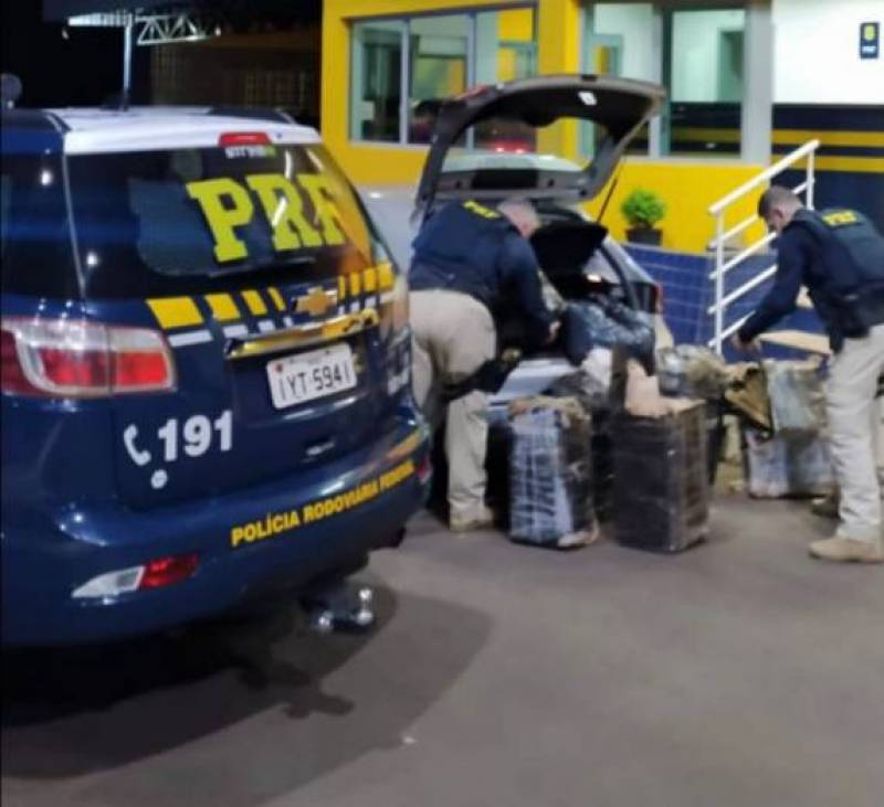 PRF prende dois homens com mais de 200 quilos de maconha e skunk em Ijuí