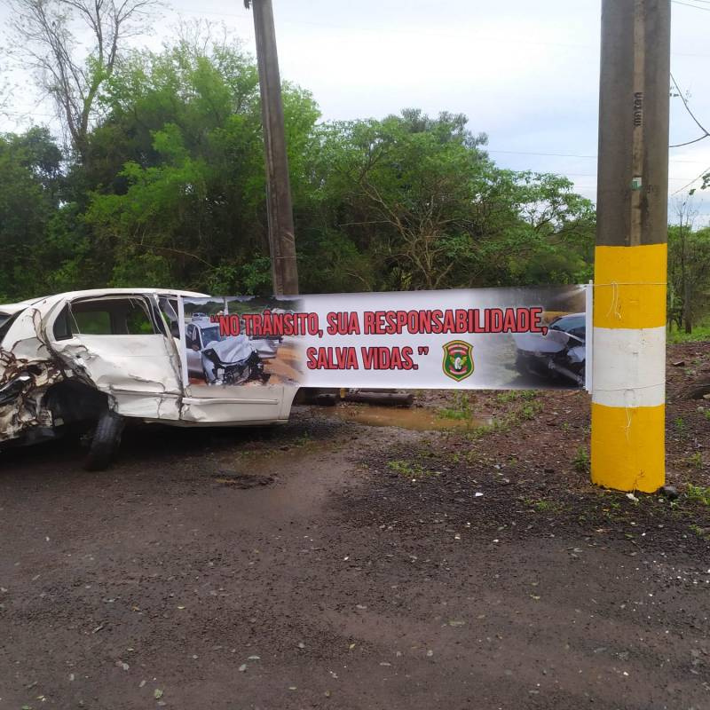 Pelotão Rodoviário de Santo Ângelo participa da Semana Nacional de Trânsito