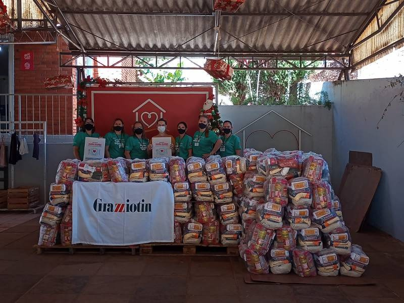Grupo Grazziotin repassa 286 cestas básicas para a Central do Bem