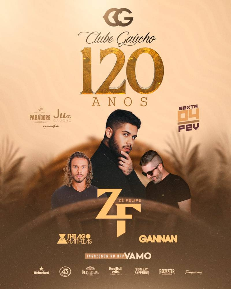 Zé Felipe ao vivo no Palácio Metálico do Clube Gaúcho, 04 de Fevereiro de 2022