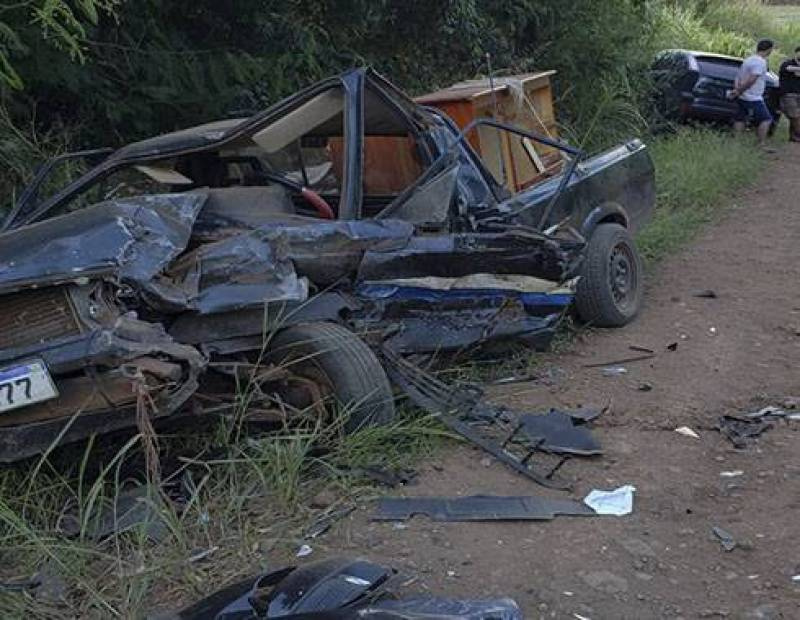 Acidente de trânsito na Linha Luizenthal, interior de São Paulo das Missões
