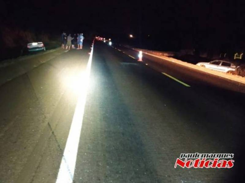 Colisão traseira deixa quatro pessoas feridas na BR 472 em Três de Maio