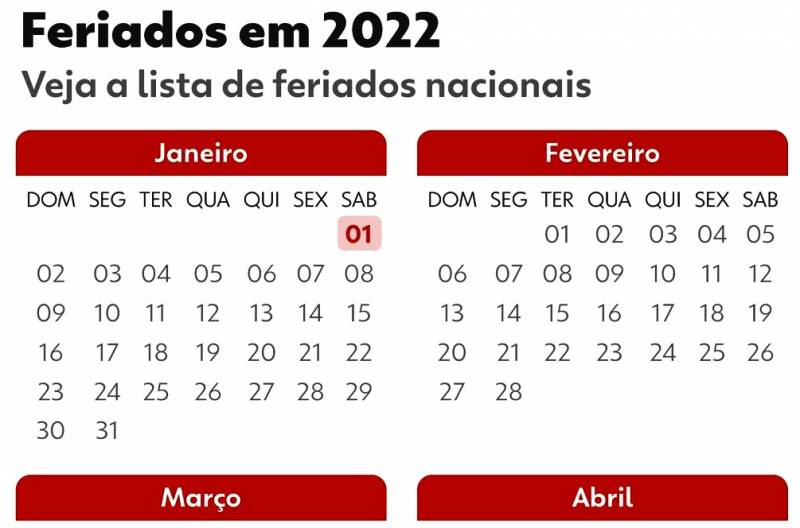 Feriados em novembro de 2022: veja sites de calendário para conferir