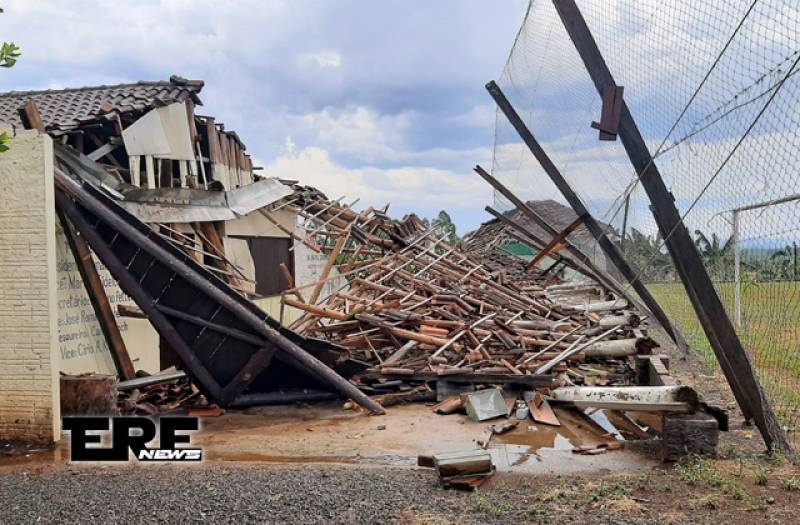 Temporal na tarde deste domingo atinge Bom Retiro do Sul