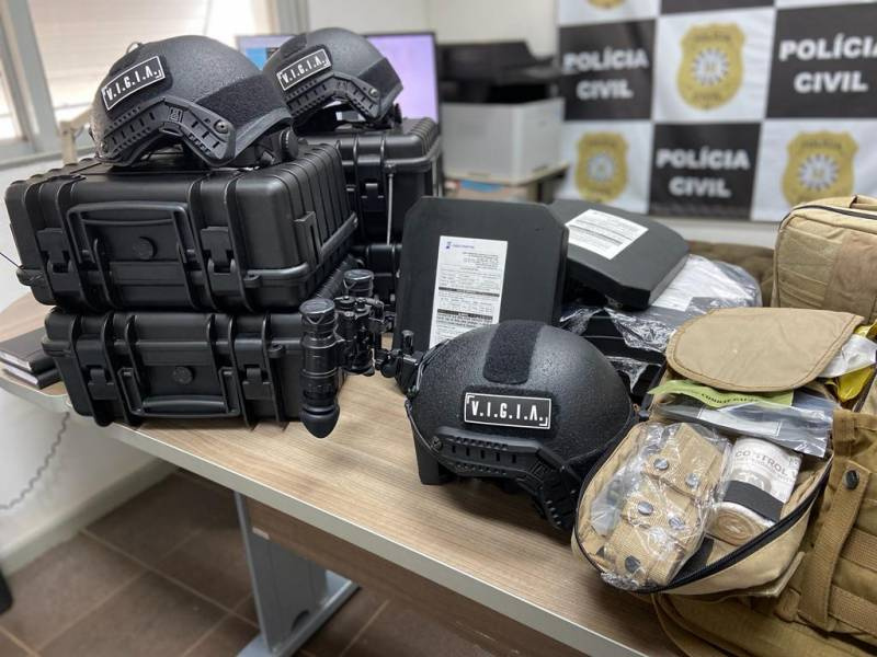 Polícia Civil do RS recebeu equipamentos do Ministério da Justiça e Segurança Pública