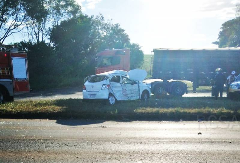 Acidente com vitima fatal na ERS 344/trevo da Buriti, em Santo Ângelo