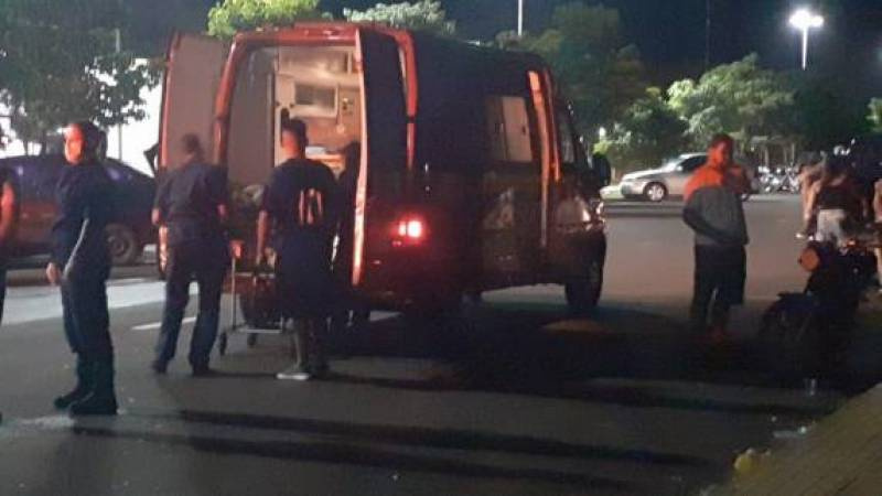 Mulher fica ferida em acidente que envolveu três veículos em Santa Rosa