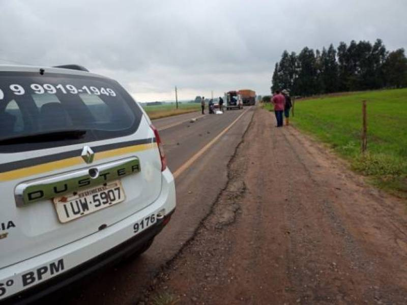 Acidente de trânsito com vítima fatal na ERS 392 em Tupanciretã no domingo