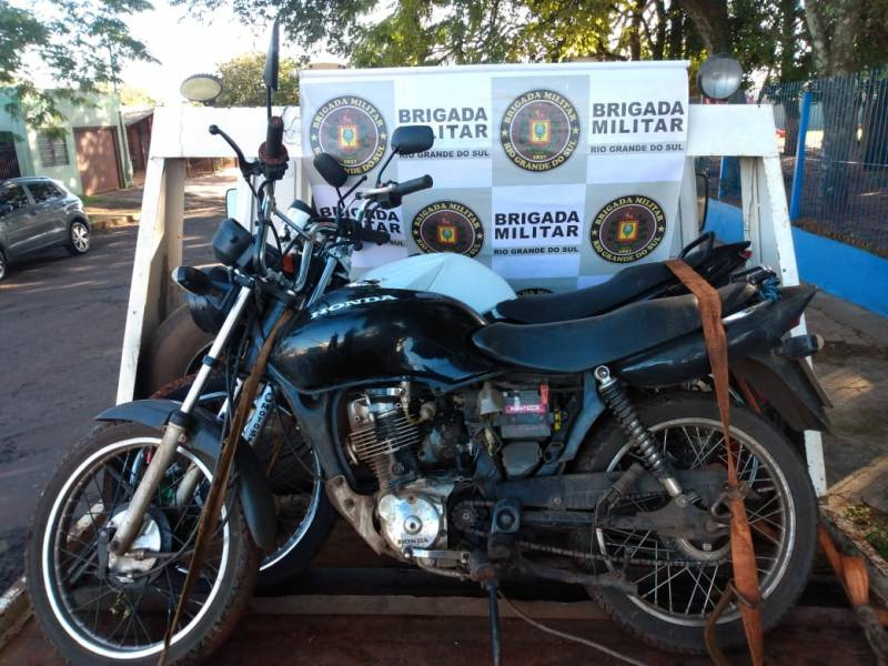 7ºRPMon recupera duas motocicletas em situação de furto