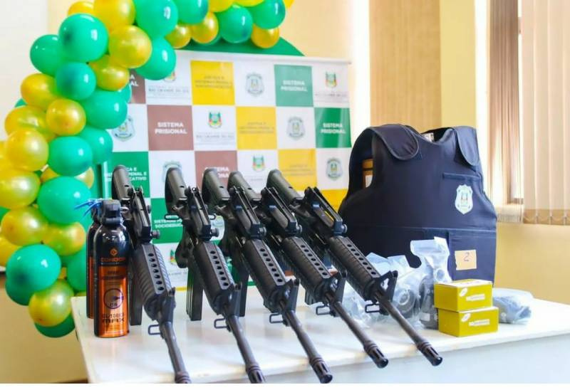 Terceira Região  Penitenciária de Santo Ângelo recebe armamentos e coletes