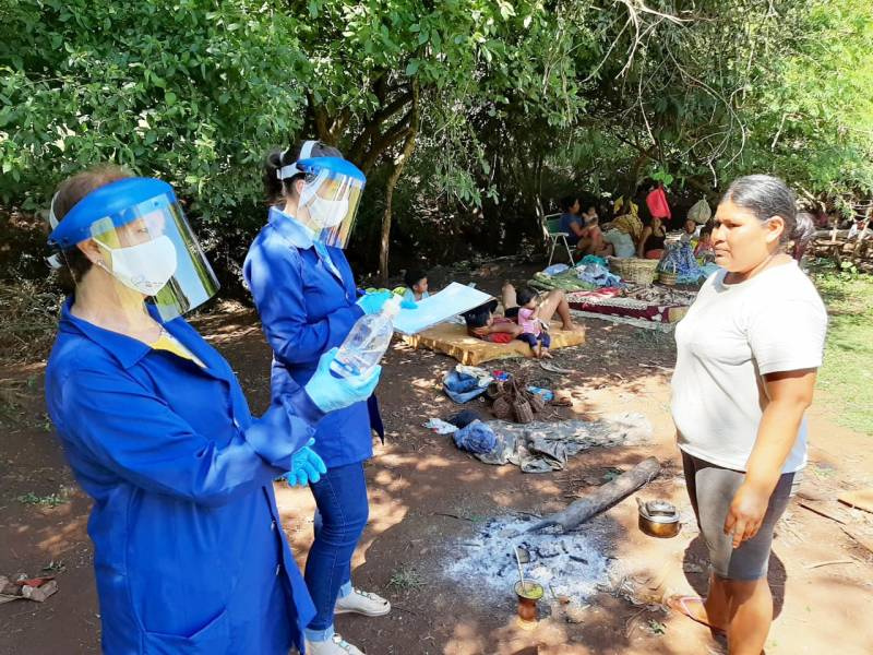 Saúde testa indígenas no Bairro Neri Cavalheiro