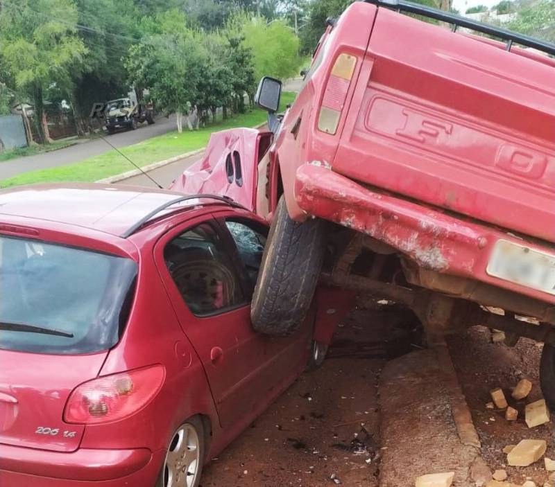 Acidente na zona norte de Santo Ângelo deixa uma pessoa ferida
