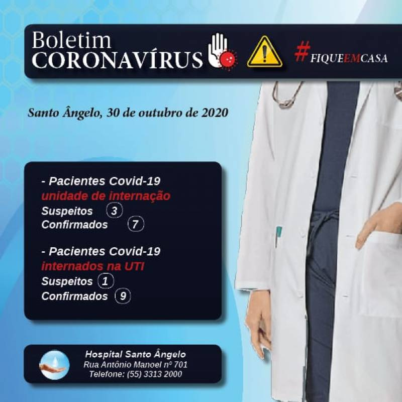 HSA confirma 20 pessoas internadas na ala Covid nesta sexta-feira,30