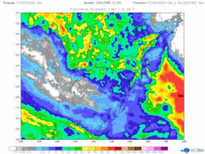 Frente fria vai avançar neste final de semana com vento forte