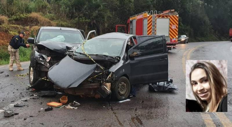 Mulher é vitima fatal em acidente na BR 282
